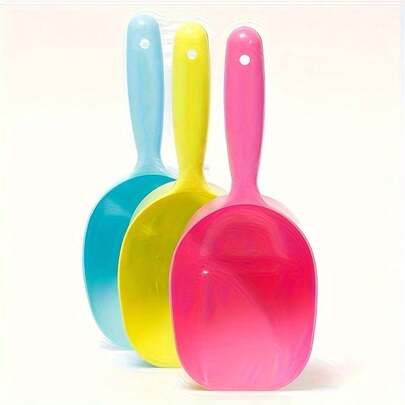 2pcs Wide PP Plastic Shovels, Suitable For Beach, Garden, Outdoor Activities, Pet Waste Cleaning And Play. These Handmade Gardening Tools Are Sturdy, Lightweight And User-Friendly. (Random Color)