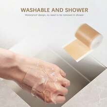 1pc Silicone Gel Self-Adhesive Scar Patch, Repair Stretch Marks, Smooth Scars, Skin-Colored Invisible Scar Cover, Suitable For Outdoor/Indoor Wound Protection, Best Selling Silicone Scar Cover - A - View 3