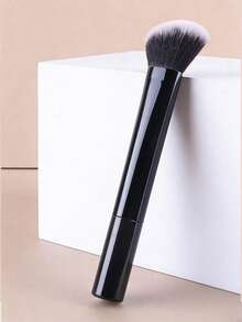 1pc Portable Contour Makeup Brush For Daily Use - Black - View 3