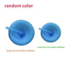 2cps/1pc Random Color Transparent TPR Bubble Ball Inflatable And Water-Fillable Design Beach Ball Ideal For Outdoor Recreation And Backyard Games Soft Rubber Water Ball For Beach Activities And Celebrations - Party Games And Fun Activities, Family Gatherings And Water Sports (For Ages 14 And Up) - Multicolor - View 13