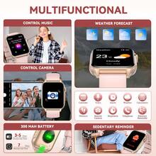 EIGIIS Jam Tangan Pintar Wanita Layar HD 1,96 inci dengan Lampu LED, 100+ Mode Olahraga, Pemantauan Kesehatan, Kompatibel dengan iOS dan Android, Cocok Sebagai Hadiah untuk Pacar/Kerabat di Hari Ibu - View 8