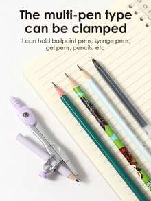 Bộ dụng cụ toán học 9 món nhiều màu sắc dành cho học sinh, kèm hộp đựng chống sốc, bao gồm thước kẻ, thước đo góc, 2 compa, bút chì, gọt bút chì, món quà hoàn hảo cho năm học mới. - Mảnh duy nhất - Xem 2