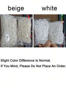 196.85 Inch Fashion Accessory Craft Imitation White Pearl Beaded Wreath, Decorative Pearls, Exquisite Elegant White Pearl Beaded Spool, Pearl Beaded Roll, Pearl Wreath, Suitable For Wedding Party Birthday Jewelry Accessories, Wedding Birthday Party Decor, DIY Crafts, Cake Decoration, Cake Decorating Tools - Multicolor - View 9