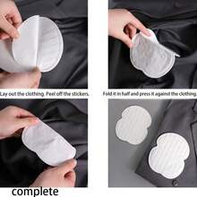 Stay Cool And Comfortable This Summer With 20 Individually Packaged Disposable Sweat Pads. Enjoy A Refreshing Summer! - White - View 8
