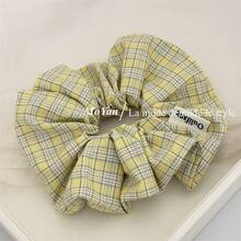 Hair Ties - Plain Yellow Plaid - View 9