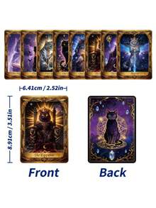 Imaginative Cat Series, Creative Adult Board Game Cards - Multicolor - View 8