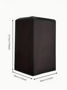 Metal Speaker Enclosure, Suitable For Home Theater, Multimedia, Various Sizes, Enhanced Protection, Improved Sound Quality, Extended Lifespan, All-Round Protection, Dust-Proof And Waterproof - Black - View 12