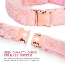 CP325 Customizable Soft & Warm Plush Winter Dog Collar, Designed Specifically For French Bulldog Pets - Multicolor - View 7
