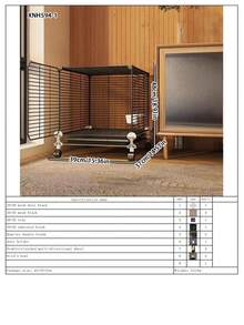Portable Bird Cage With Removable Tray, Connectable Small Pet Playpen Suitable For Parrots, Canaries And Other Small Birds - Assembled Version - View 14