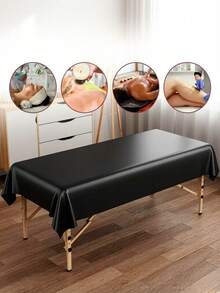 1/3/5pcs PVC Waterproof Massage Table Cover, Easy To Clean And Reusable. Suitable For Spa, Salon And Home Use, Provides Durable Hygienic Protection With Fashionable Design - Multicolor - View 1
