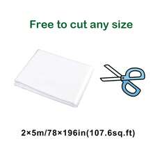 1PC 53.8-297SQ.FT Plant Covers Freeze Protection, Antifrost Cover Reusable Rectangle Frost Protection Floating Row Cover Plant Blanket Garden Winterize Cover For Cold Weather Snow - Cold Protection Cloth - View 13