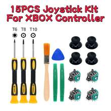 Controller Repair Kit, Metal 3D Joystick Cap With Screwdriver Tool, 3D Analog Stick Replacement Kit (For 5 DualSense Controller), Includes Electronic Components, No Battery Required - Multicolor - View 21