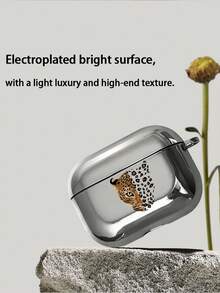 1个极简泰迪熊耳机保护套，兼容苹果Pro 2、Pro 3/4，磨砂保护套 - 黑色 - 查看 3