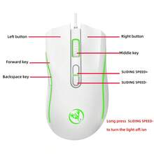 A869 RGB背光游戏鼠标，有线电竞鼠标 - 查看 2