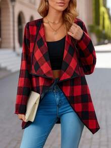 Sweet-Looking Autumn Long-Sleeved Women's Fashionable Windbreaker Girls - Red - View 6