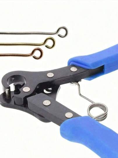Multifunctional Jewelry Making Pliers Set - Includes 1.5/2.25/3mm Round Pliers, 9-Prong One-Step Bending Pliers, Dual-Use Coil Needle Pliers With Cutter, Straightener And Jewelry Saw Frame (With Saw Blades), Ergonomic Non-Slip Handles, Suitable For 18-26 Gauge Craft Wire, For DIY Beading, Earrings, Bracelets, Necklaces Making And Repair, High-Precision Tools For Hobbyists And Beginners