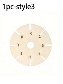 4 Pcs Bracelet Woven Braiding Disk, Flower Shape Wood Disk Bracelet Braiding Woven Plate Knitting Tools Beading Cord Disc For Gift Supplies Friendship Bracelets Making Weaving Kumihimo Supplies, Diy Jewelry Making, Handmade Craft Supplies, Precision Weaving Tool, Lightweight Braiding Aid, Jewelry Crafting Tool, Jewelry Makers,For Diy Hobbyists - Multicolor - View 17