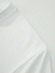 Camiseta unisex.Para hombres.Manga corta.Camisa T de manga corta.Ropa de primavera.Ropa de verano.Prenda de vestir.Prenda superior.Ancho.Silueta grande.Diseño con estampado.Regalo.Regalo.Estilo street.Primavera.Verano.Otoño.Invierno.Para hombres. - Blanco - Ver 3