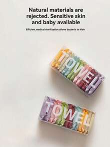 14pcs Compressed Towels, Disposable Travel Compressed Face Towels And Portable Thick Cleaning Tissues - Multicolor - View 9