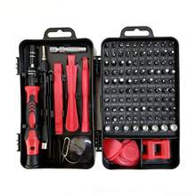 115合1升级版螺丝刀套装，带强磁铁，高硬度，多功能拆卸工具套装，包含特殊形状的钻头 - 多色 - 查看 12