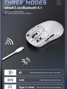 X9 轻量级游戏鼠标，PAW3311 芯片，无线蓝牙三模式电竞鼠标 - 查看 5