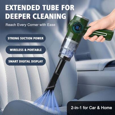 SOKANY 3kPa 強力吸力車用吸塵器，輕量手持式吸塵器，適用於通用汽車、卡車、居家，便攜設計，迷你吸塵器，車內清潔，耐用構造