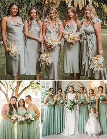 Bridal Wedding Chiffon Shawl Shrug With Arm Hole Bridesmaid Cover Up Evening Party Summer Shawl - Cây xô thơm xanh - Xem 6