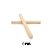 1-32 Pcs Of Classical Wooden Percussion Instruments, 8-Inch Rhythm Natural Hardwood Sticks, Musical Instruments, Musical Instruments, Otamatone, Silicone Finger Sleeves, Clapper Sticks - Multicolor - View 14