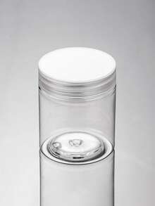 1PC 7cm Diameter Plastic Storage Bottles With Lids, Pigment Dispensing Bottles, Cream Mask Bottles, Eye Cream And Face Cream Bottles, PET Wide-Mouth Transparent Trial Dispensing Bottles, Cosmetic Dispensing Bottles - White - View 5