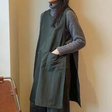 1 chiếc tạp dề dài cao cấp - Vải chống bám bẩn với dây đeo cổ có thể điều chỉnh, hoàn hảo cho nhà bếp/làm bánh/xưởng vẽ. - Nhiều màu - Xem 3