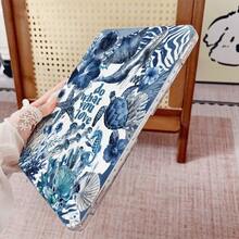 1 件装，美观的蓝色海洋生物印花高清亚克力背壳保护套，带笔槽、多角度磁吸支架和自动休眠/唤醒功能，平板电脑保护套兼容 iPad Pro/Air、三星和小米 Pad 5/6/11。 - 彩色 - 查看 5