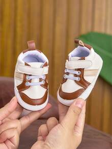Infant Shoes, Suitable For Spring/Autumn, 0-1 Years Old Infant Girls & Boys Toddler Shoes - Brown - View 1