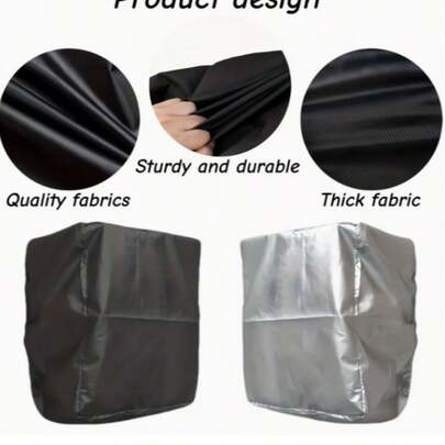 电动自行车充电站配件：牛津布户外电动自行车充电站罩 - 银色和黑色可选，这款高品质面料可为室内外充电器提供防尘和紫外线防护。适用于所有主流充电站品牌。完全防尘防水。