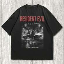 Requiem T-Shirt,  T-Shirt, Leon Kennedy T-Shirt - 黑色 - 查看 6