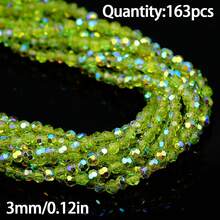 1 pieza Cuentas de cristal facetadas brillantes de 3/4/6 mm de moda, materiales para hacer joyas DIY para collares y pulseras - Hazlo tú mismo - Ver 27