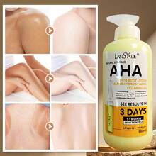 500毫升 AHA VC 舒缓滋润身体乳，富含羟基酸、维生素C和E，提亮肤色并保湿，母亲节礼物，女士礼物，节日礼物 - 彩色 - 查看 2