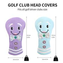 Golf HeadCover PU Accessory For #1 Driver - Purple - View 8