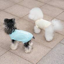春夏新款狗狗服装、猫咪服装、两腿T恤、英伦风狗狗两腿套装、宠物服装、小型犬服装、欧美时尚宠物背心、春夏透气背心、反光背心 - 粉色 - 查看 3