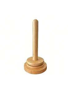 1 chiếc giá đỡ sợi bằng gỗ, thích hợp cho đan và móc, có thể xoay để tránh sợi bị rối, phụ kiện đan thủ công DIY, quà tặng giá đỡ sợi cho người đam mê đan móc. - Nhiều màu - Xem 9