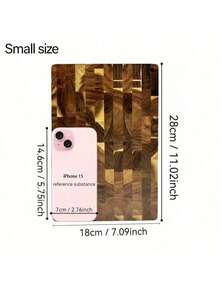 1pc Acacia Wood Reversible Cutting Board, Essential Kitchen Must-Have, Healthy Natural Wood Chopping Board With Handles, Durable Wood Cutting Board For Meat, Vegetable And Fruit, Kitchen Gift - Acacia Wood Cutting Board - View 9