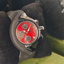 Men's Twisted Asymmetric Y2K Retro Alien Watch Multi Functional Six Needle Fashion Creative Design Gift Chronograph - one-size - View 13