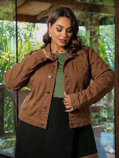 Jaqueta Feminina Plus Size