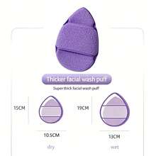 XXXL Size Reusable Cleansing Sponge - Deep Cleaning & Exfoliating | Makeup Remover & Kids Bath Brush | Essential For Skincare - Upgraded Version - View 6