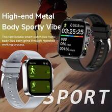 2.01" Full Touch Screen Smart Watch, LED Flashlight Design, Message, Call, Pedometer, Alert Notifications, Compatible With Android Phones, Fitness Tracker Smart Bracelet, Suitable Gift For Women And Men, Birthday Gift - View 7