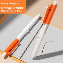 1支水枪笔，按压喷水，恶作剧中性水枪笔新奇玩具 - 彩色 - 查看 12