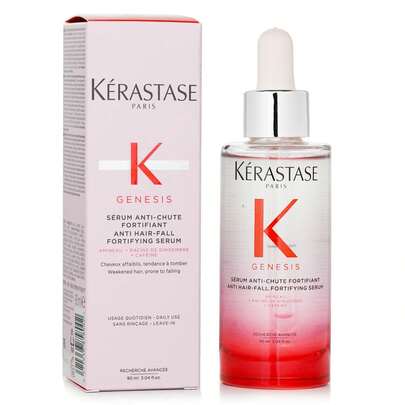 Kérastase 卡诗 (Kerastase) 创生修护精华液 90毫升/3.04盎司 | 滋养强韧免洗护发素 | 适用于脆弱发质 | 蕴含生姜根和雪绒花精华 | 防断裂强韧 | 日常强韧护理 | 防断裂 | 无硅