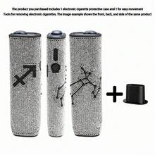 BLBLBL 1 Set Casing Pelindung Rokok Elektronik Mewah Berkilau 360° Motif Zodiak Multi-Warna untuk IQOS ILUMA I ONE & ILUMA ONE, Menggunakan Lebih dari 6770 Rhinestone, Cocok Digunakan di Bawah Lampu atau Sinar Matahari untuk Kilauan yang Lebih Memukau - Dua Belas Gaya Zodiak - View 27