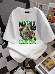 Maglietta da donna con stampa vintage di Vasiliy Lomachenko, stile vintage, maniche lunghe o corte - Bianco - Visualizzare 2