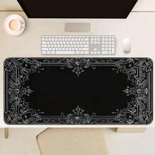 Vintage Victorian Framed Extra Large Mouse Pad, Gaming Desk Mat, Big Keyboard Pad, Washable, Non-Slip Rubber Base, Stitched Edge, Gift Mouse Pad, Desktop Protector, Study Desk Mat, Multiple Sizes Available, Computer Keyboard Pad, Laptop Mat Gaming Mouse Pad Desk Accessories Office Supplies Office Office Desk Accessories Mousepad Mouse Pad For Desk - View 5