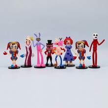 Bộ 8 mô hình Jax Caine Ragatha bằng nhựa PVC, đồ trang trí để bàn, mô hình nhân vật hành động, búp bê dành cho người hâm mộ anime, quà tặng. - Nhiều màu - Xem 3